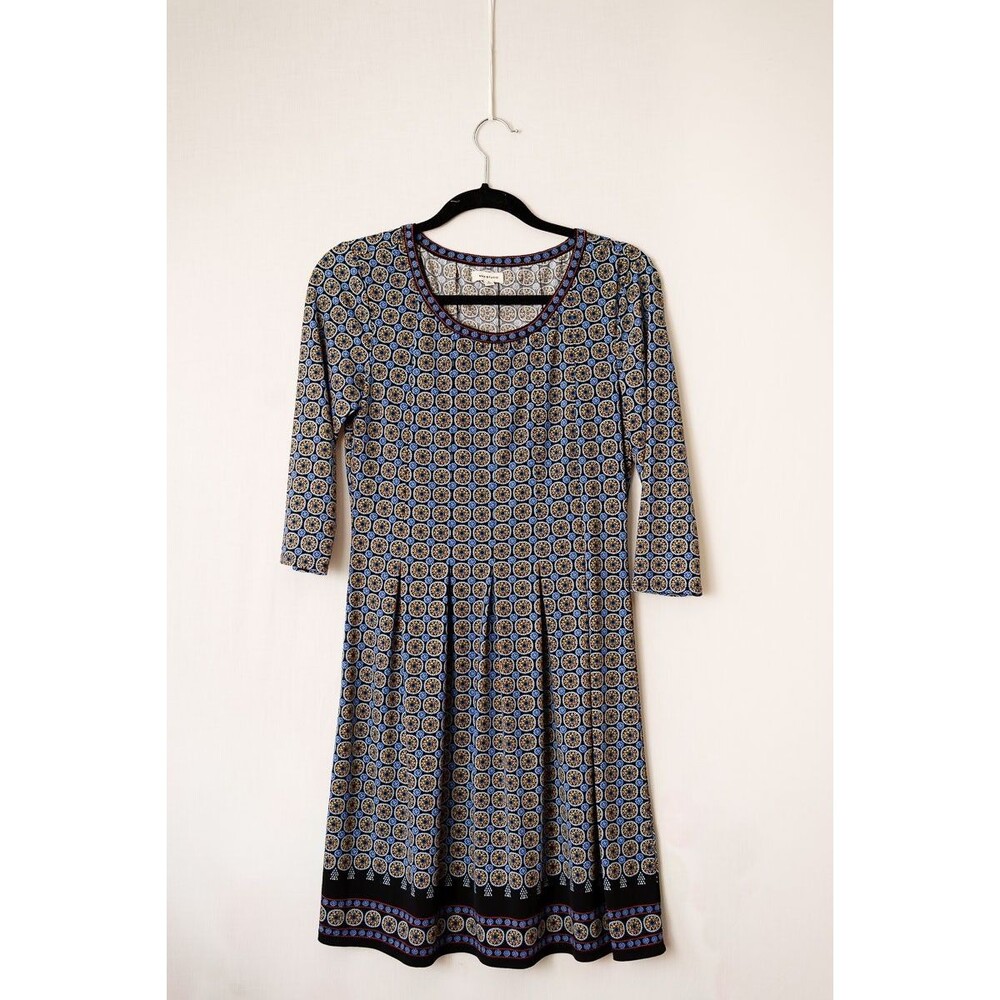 Max Studio S dress midi floral geometric